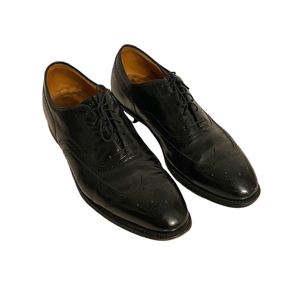 Johnston & Murphy Optima Oxford Wingtip Leather Dress Lace Up Shoes‎ Size 12 - Picture 1 of 11